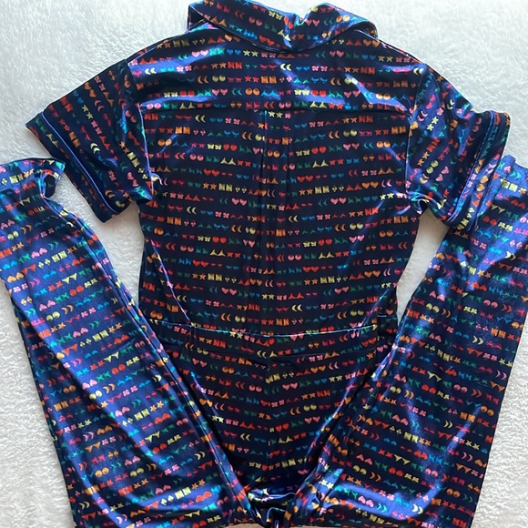 RACHEL ANTONOFF Jewel Jumpsuit Stick On Earrings Size XS - Picture 3 of 8